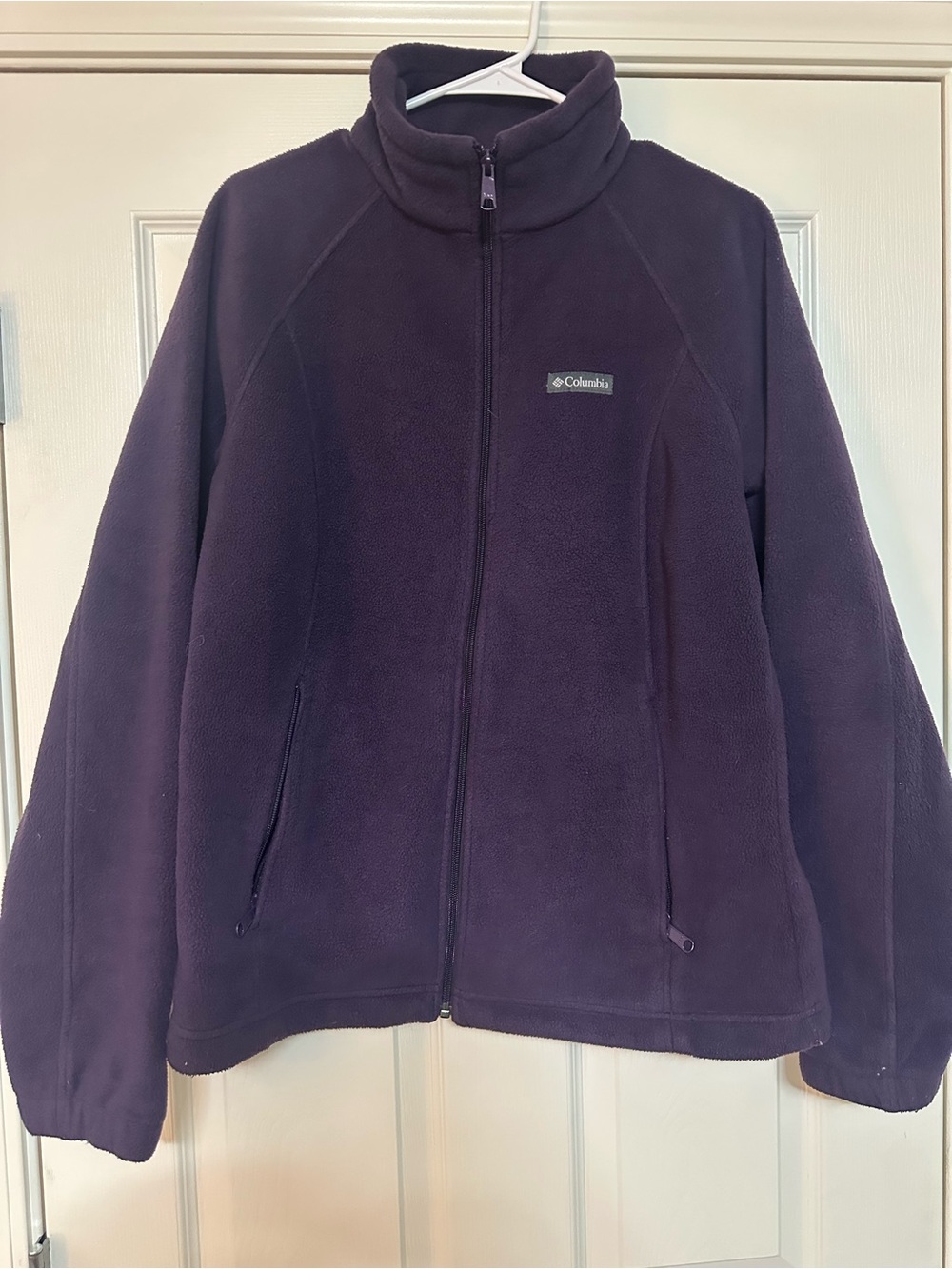 Columbia Women's Purple Full-Zip Fleece Jacket XL